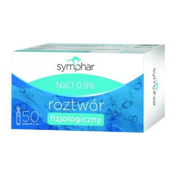 Symphar NaCl 0.9%, roztw., 5 ml, 50 amp