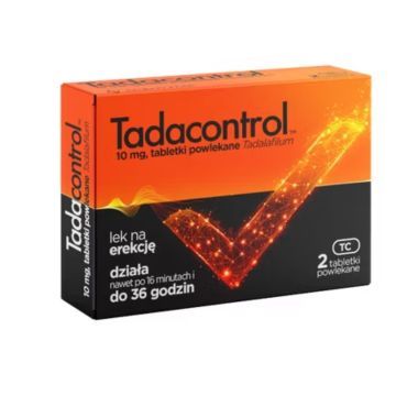 Tadacontrol, 10 mg, tabl.powl., 2 szt