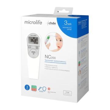 Termometr bezdotykowy, Microlife NC 200, 1 szt