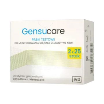 Test paskowy Gensucare, 2 x 25 szt