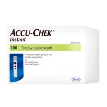 Testy paskowe Accu-Chek Instant, 100 pasków