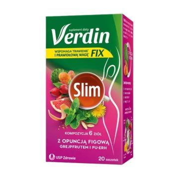 Verdin fix Slim, susz zioł., 2 g 20 sasz.