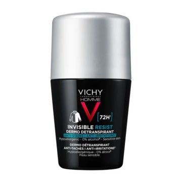 Vichy Homme, Invisible Resist 72 h, antyperspirant, 50ml