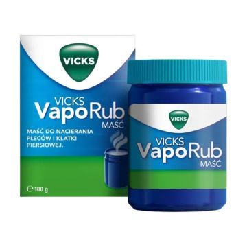 Vicks VapoRub, maść, 100 g (słoik)