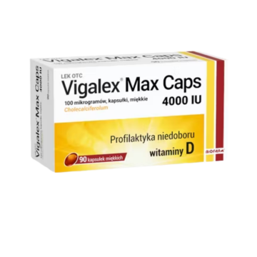 Vigalex Max Caps, 4000 IU, kapsułki miękkie, 90 szt.