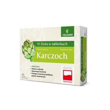 Karczoch, tabletki powlekane, 30 szt.