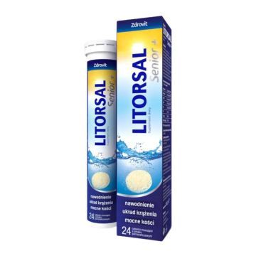 Zdrovit Litorsal Senior +, tabl.musuj., 24 szt