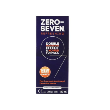 Zero-Seven Refreshing, płyn, do soczewek kontaktowych, 120ml