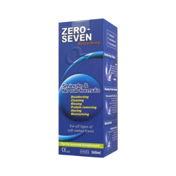 Zero-Seven Refreshing, płyn, do soczewek kontaktowych, 360ml