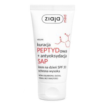 Ziaja Med Peptyd.+antyoksyd.SAP, krem, na dzień,SPF 30, 50ml