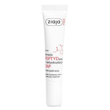 Ziaja Med, kuracja PEPTYDowa + antyoksydacja SAP, krem pod oczy, 15 ml