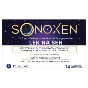 Sonoxen, 12,5 mg, tabl.powl., 14 szt