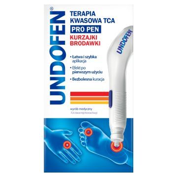 Undofen Pro Pen Terapia Kwasowa TCA kurzajki i brodawki, żel, 1 aplikator