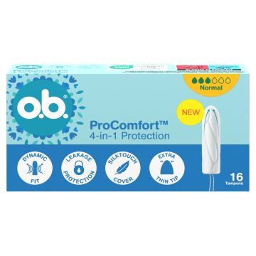 Kenvue, tampon, OB ProComfort Normal, 16 szt