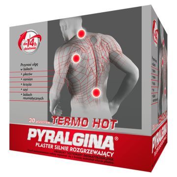 Pyralgina Termo Hot, plaster silnie rozgrzewający, 1 szt.