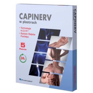 Capinerv w plastrach, plast., 5 szt