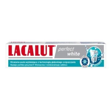 Lacalut Perfect White, pasta do zebow,wybielajaca, 75 ml