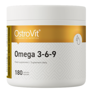OstroVit, Omega 3-6-9, kapsułki miękkie, 180 szt.