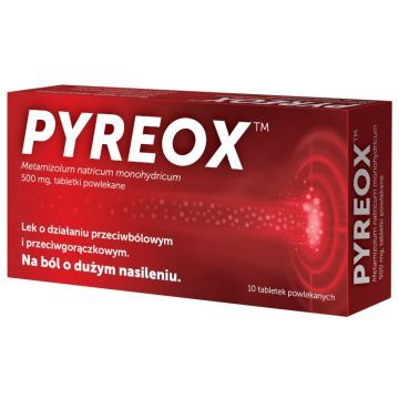 Pyreox, 500 mg, tabletki powlekane, 10 szt.