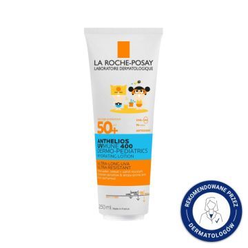 La Roche-Posay Anthelios UVMUNE 400 Dermo-Pediat 50+, mleczko do twarzy i ciała dla dzieci, 250ml