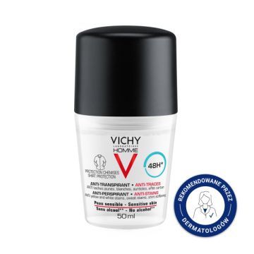 Vichy Homme, antyperspirant w kulce,48h, 50 ml